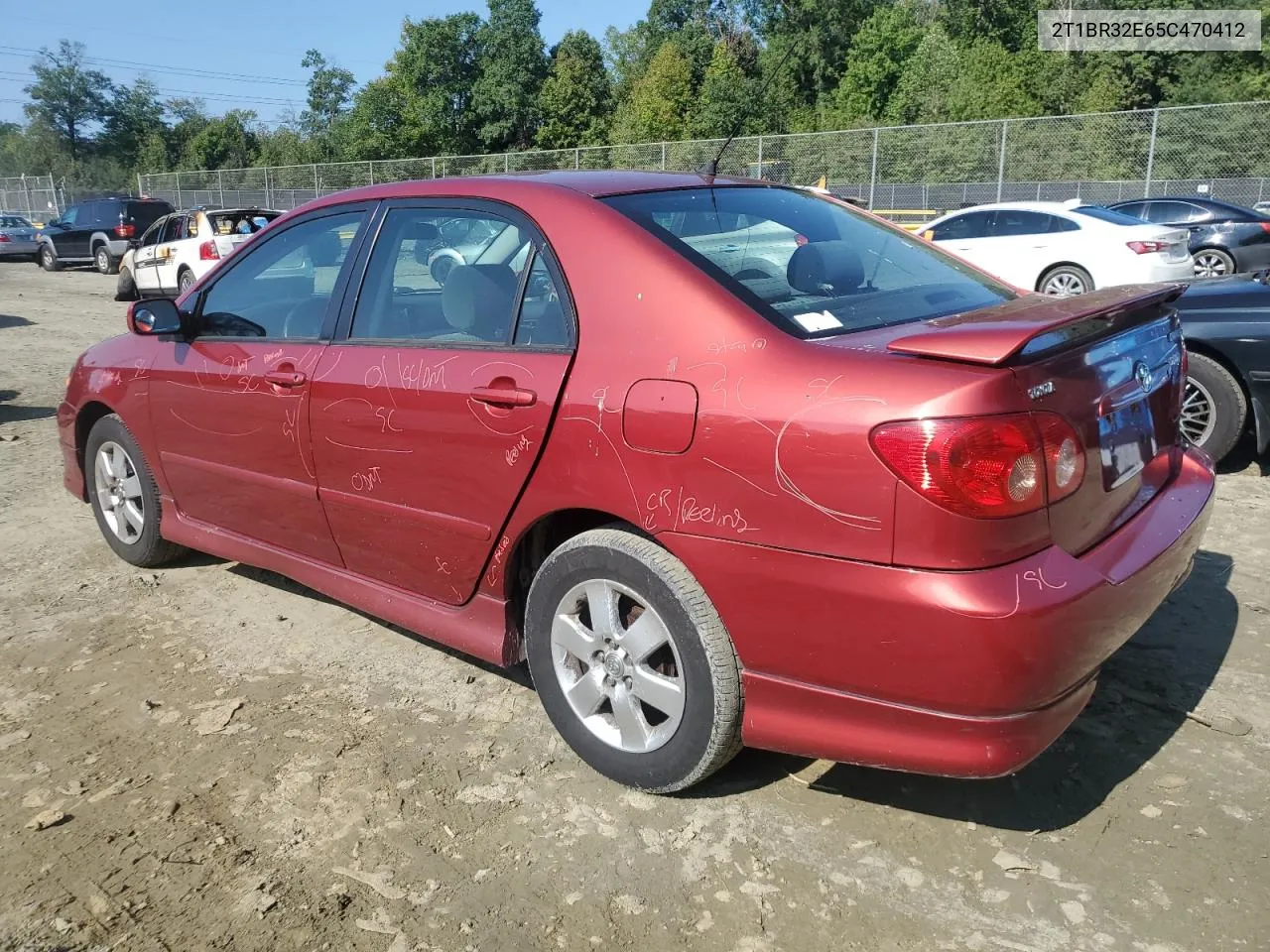 2005 Toyota Corolla Ce VIN: 2T1BR32E65C470412 Lot: 71987614