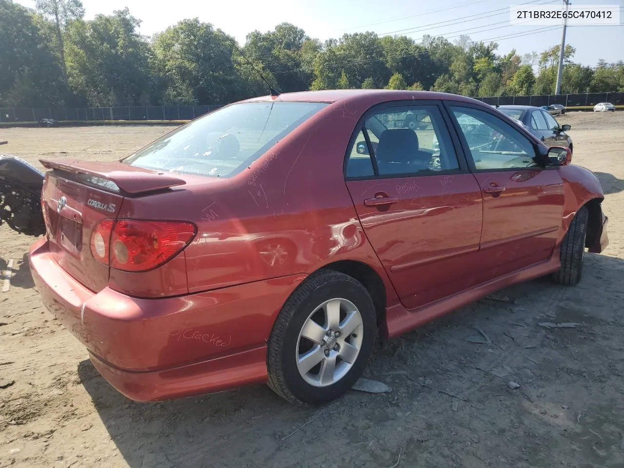 2005 Toyota Corolla Ce VIN: 2T1BR32E65C470412 Lot: 71987614