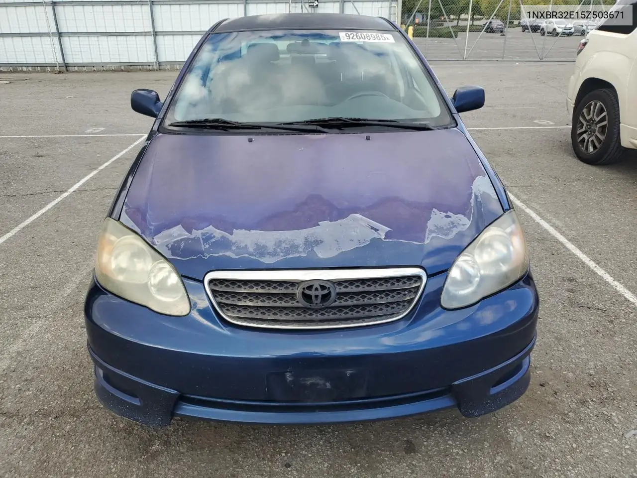 1NXBR32E15Z503671 2005 Toyota Corolla Ce
