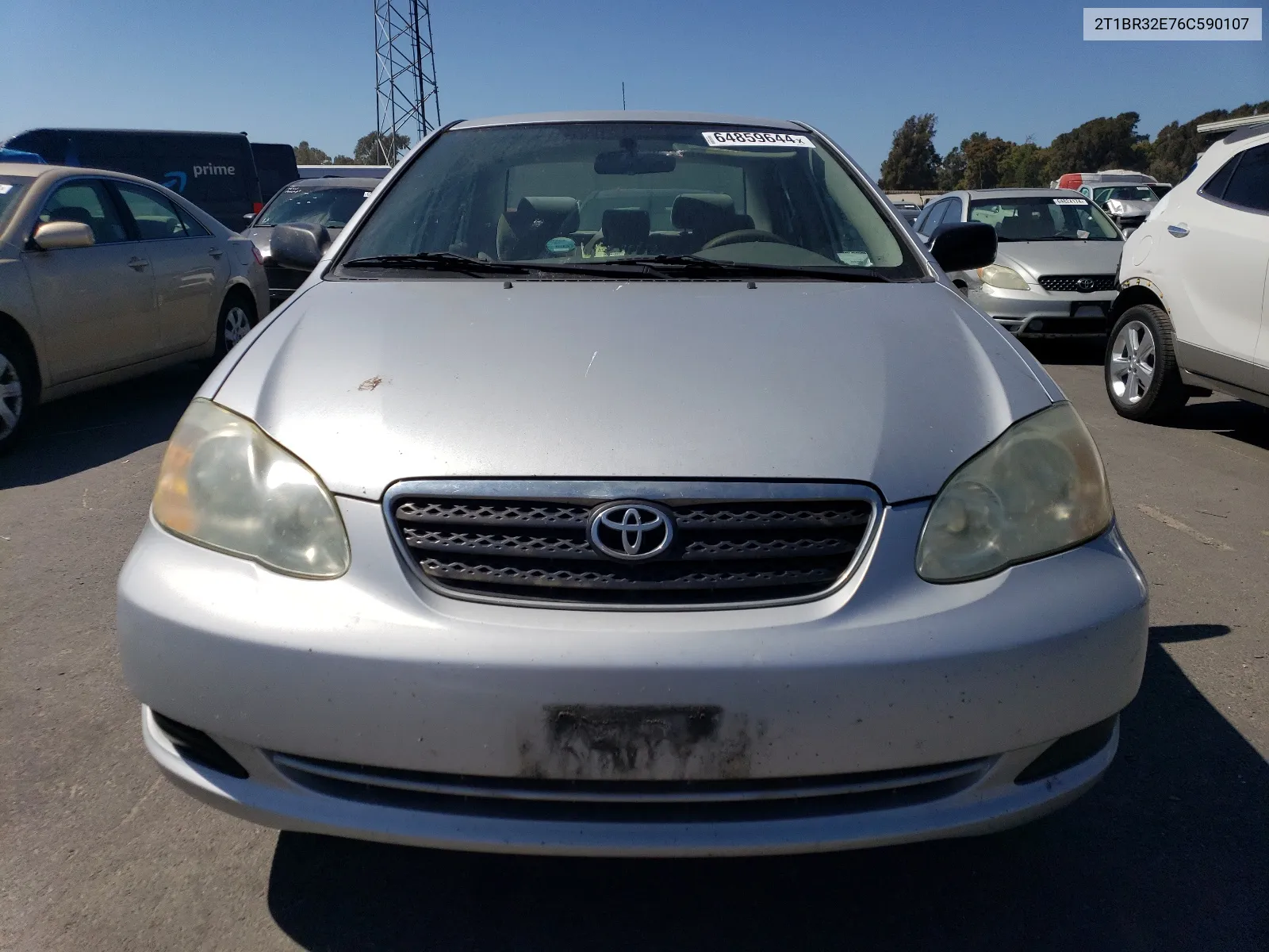 2006 Toyota Corolla Ce VIN: 2T1BR32E76C590107 Lot: 64859644