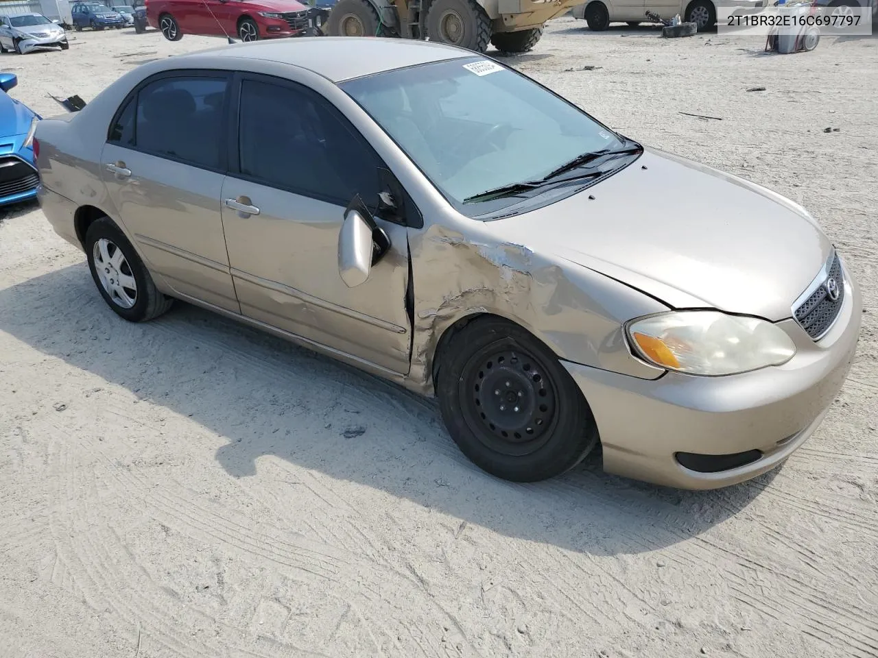 2006 Toyota Corolla Ce VIN: 2T1BR32E16C697797 Lot: 68855094