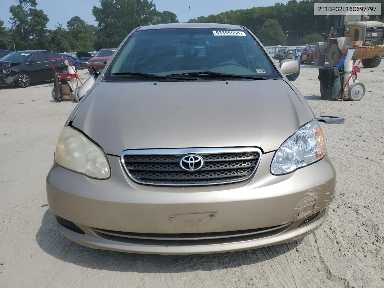 2006 Toyota Corolla Ce VIN: 2T1BR32E16C697797 Lot: 68855094