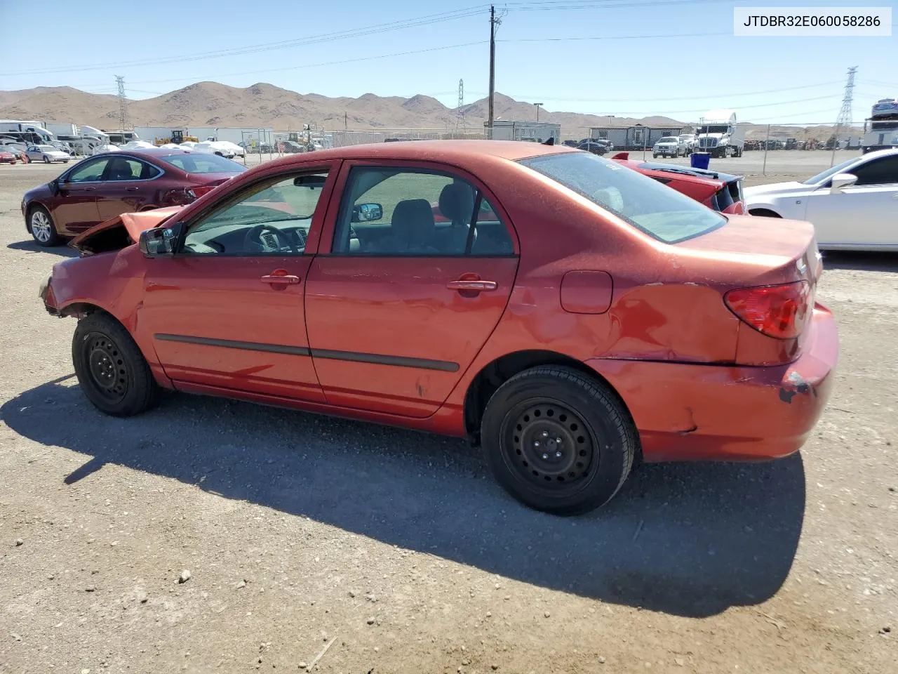 2006 Toyota Corolla Ce VIN: JTDBR32E060058286 Lot: 68905264