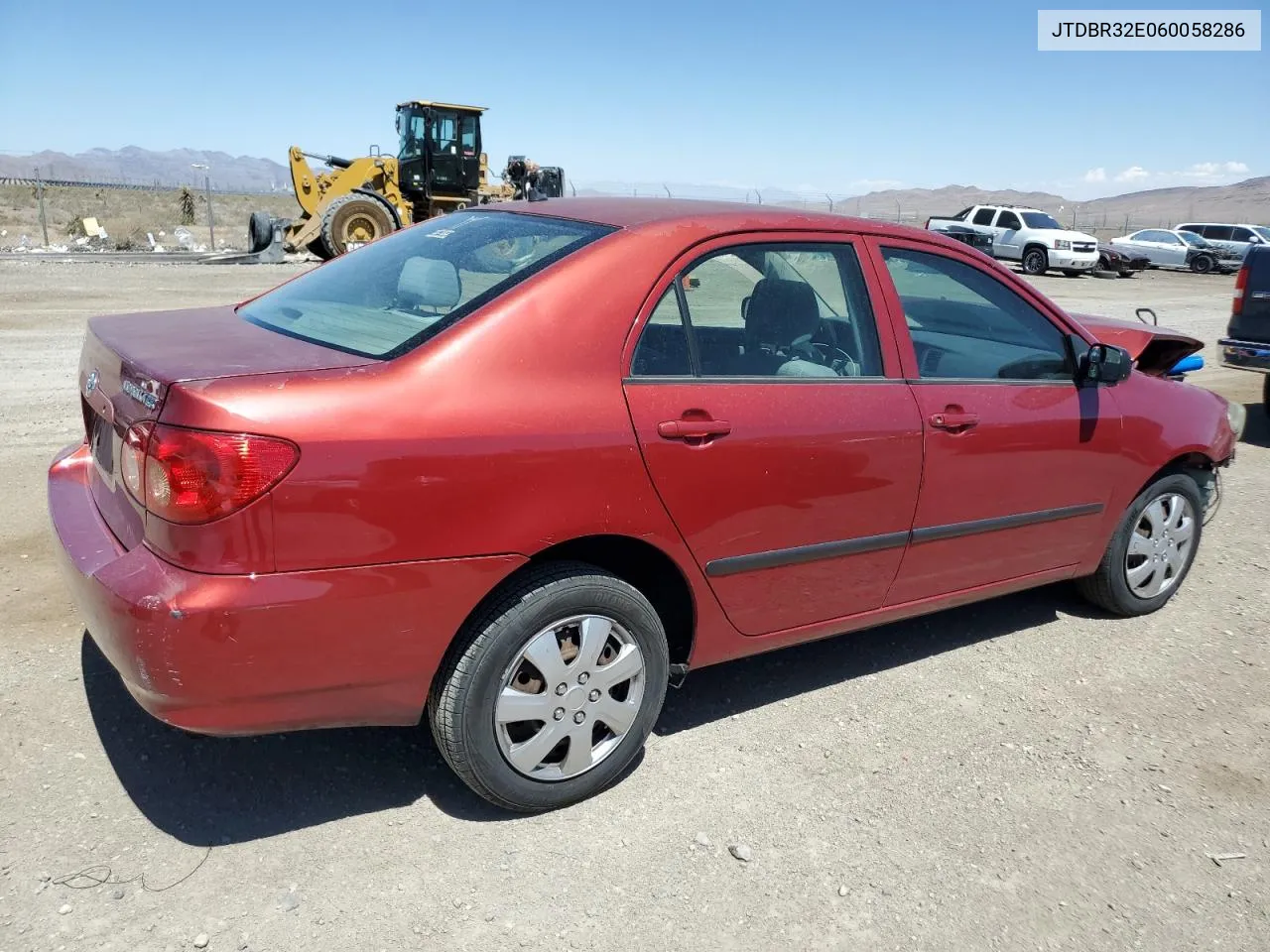 2006 Toyota Corolla Ce VIN: JTDBR32E060058286 Lot: 68905264