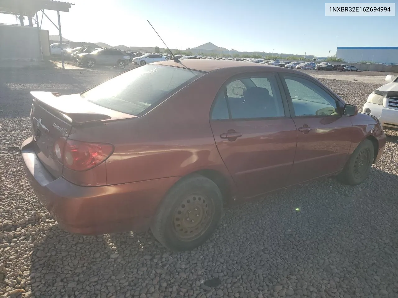 2006 Toyota Corolla Ce VIN: 1NXBR32E16Z694994 Lot: 71315174