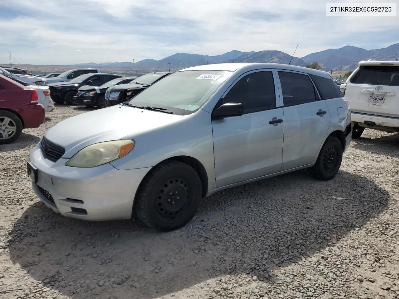 2006 Toyota Corolla Matrix Xr VIN: 2T1KR32EX6C592725 Lot: 72633414