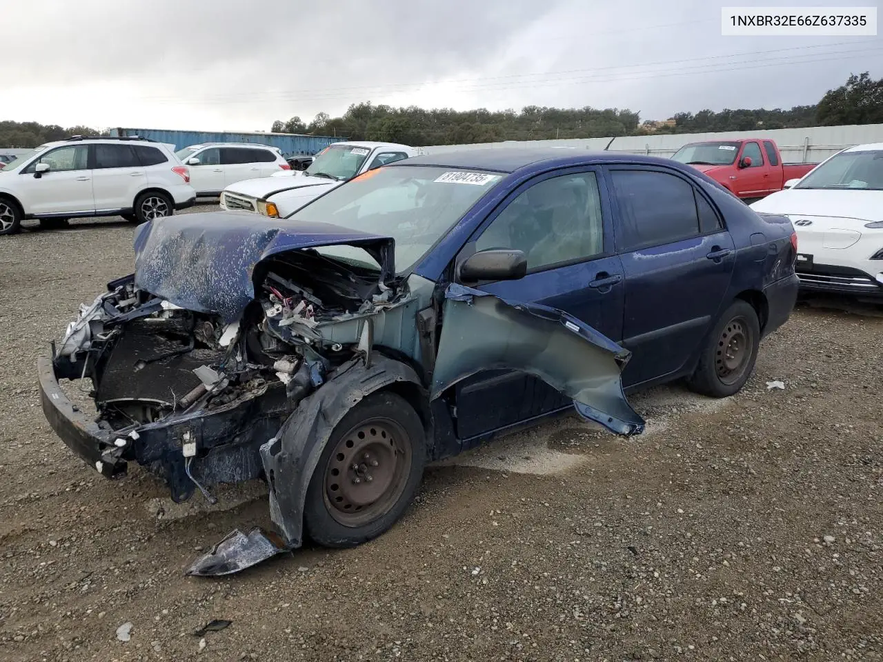 1NXBR32E66Z637335 2006 Toyota Corolla Ce