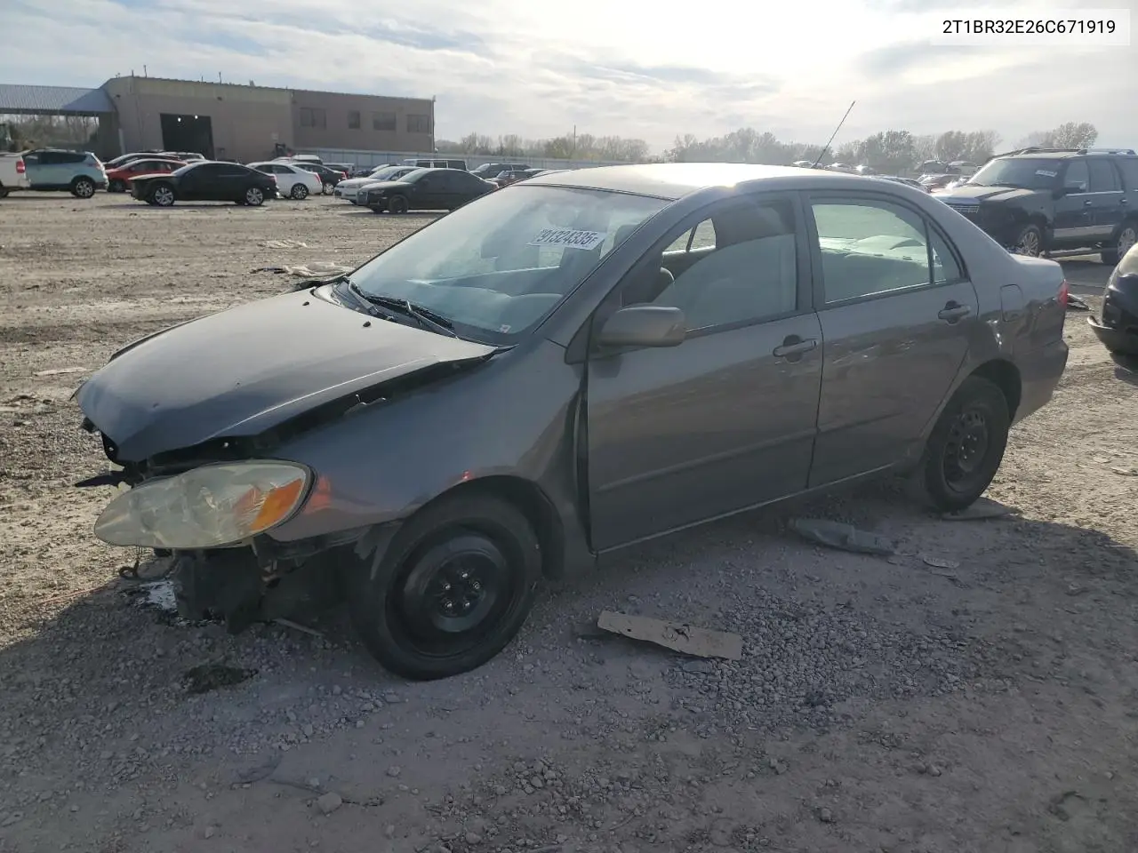 2T1BR32E26C671919 2006 Toyota Corolla Ce