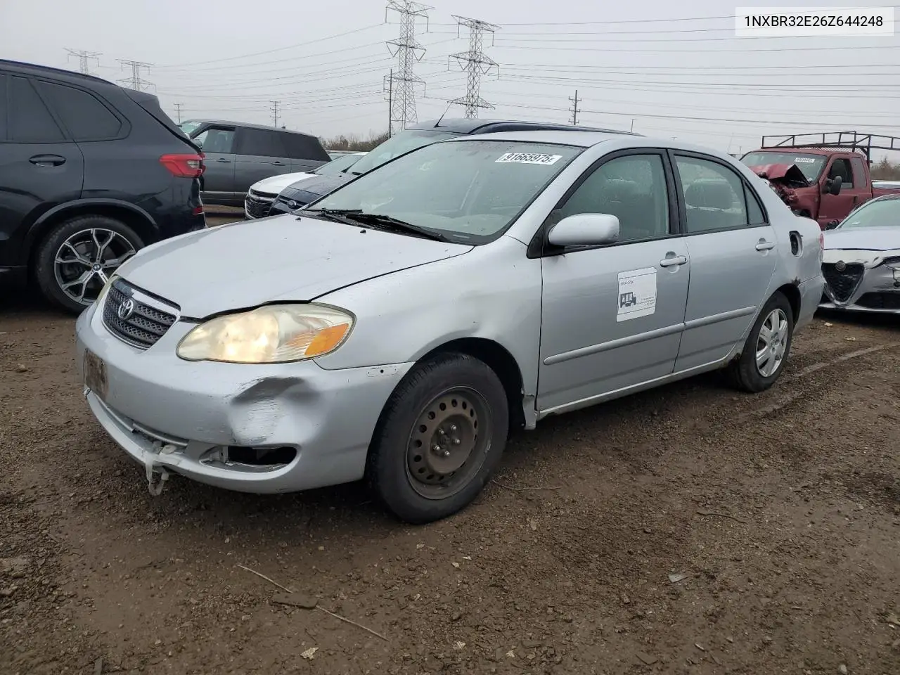 1NXBR32E26Z644248 2006 Toyota Corolla Ce