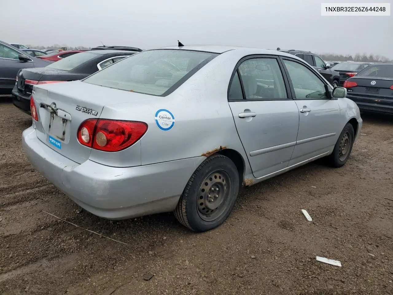 1NXBR32E26Z644248 2006 Toyota Corolla Ce