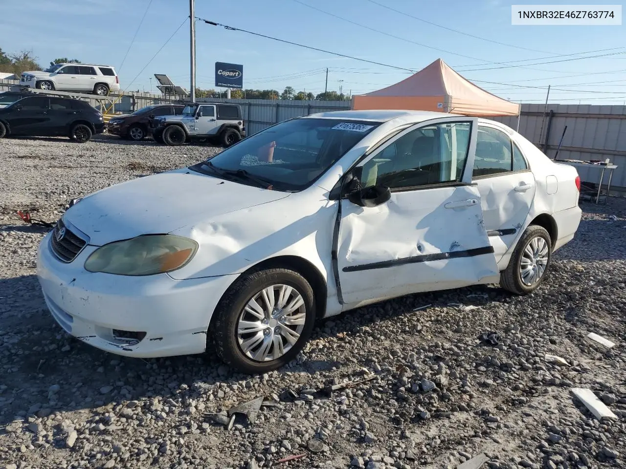 1NXBR32E46Z763774 2006 Toyota Corolla Ce