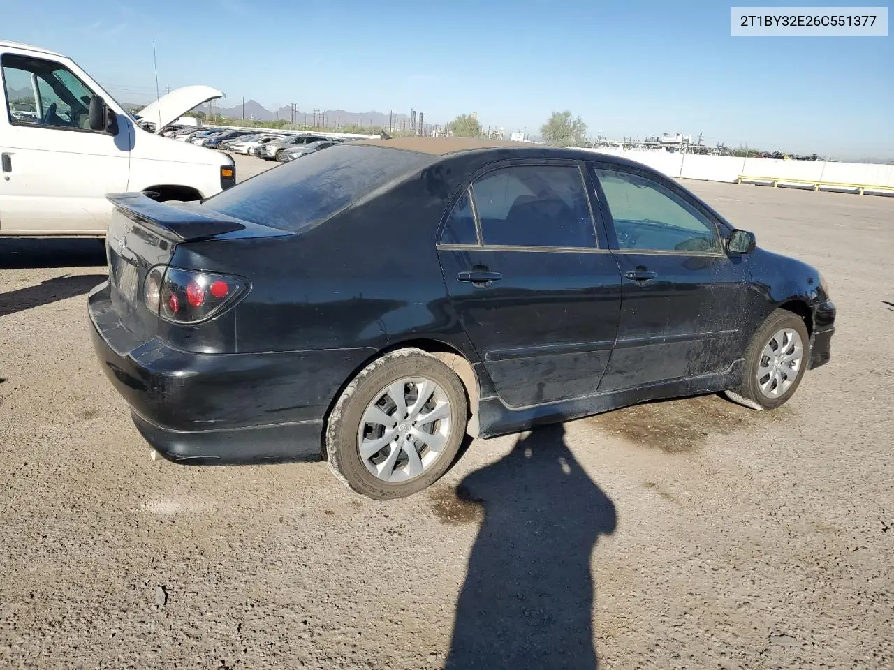 2T1BY32E26C551377 2006 Toyota Corolla Xrs