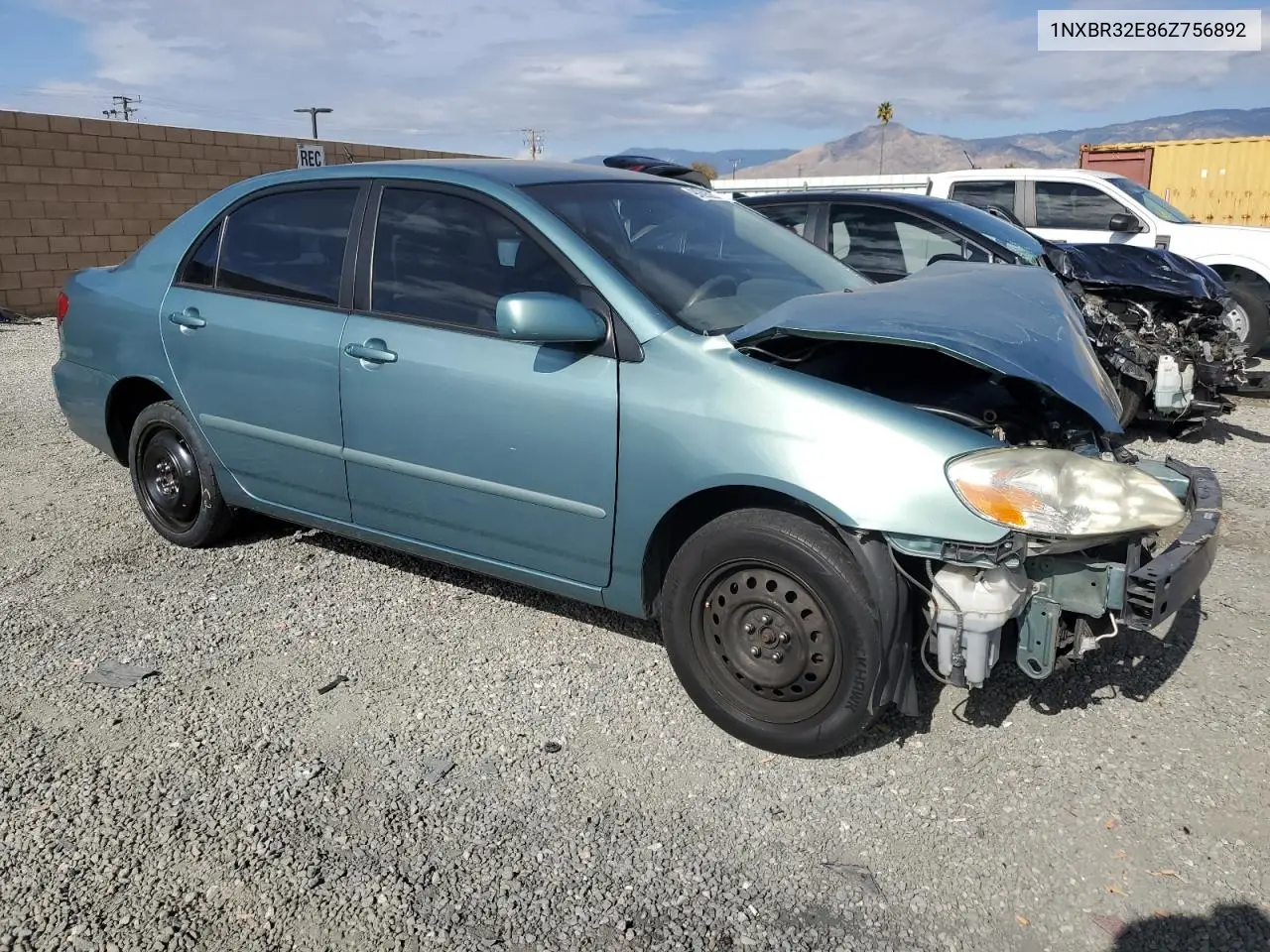 1NXBR32E86Z756892 2006 Toyota Corolla Ce