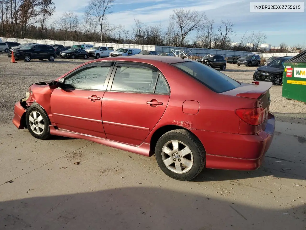 1NXBR32EX6Z755615 2006 Toyota Corolla Ce