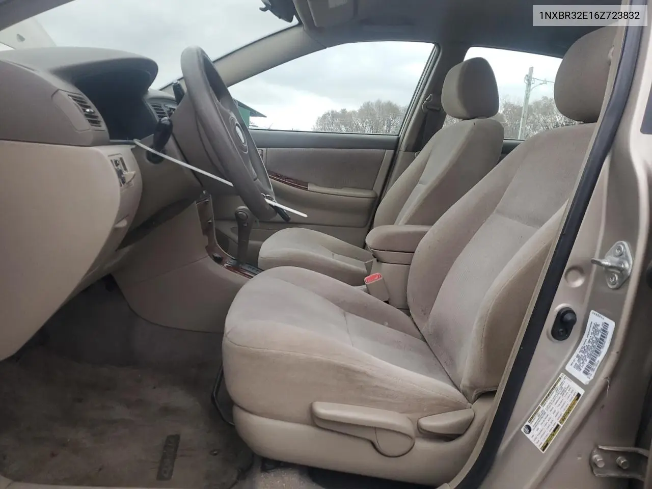 1NXBR32E16Z723832 2006 Toyota Corolla Ce