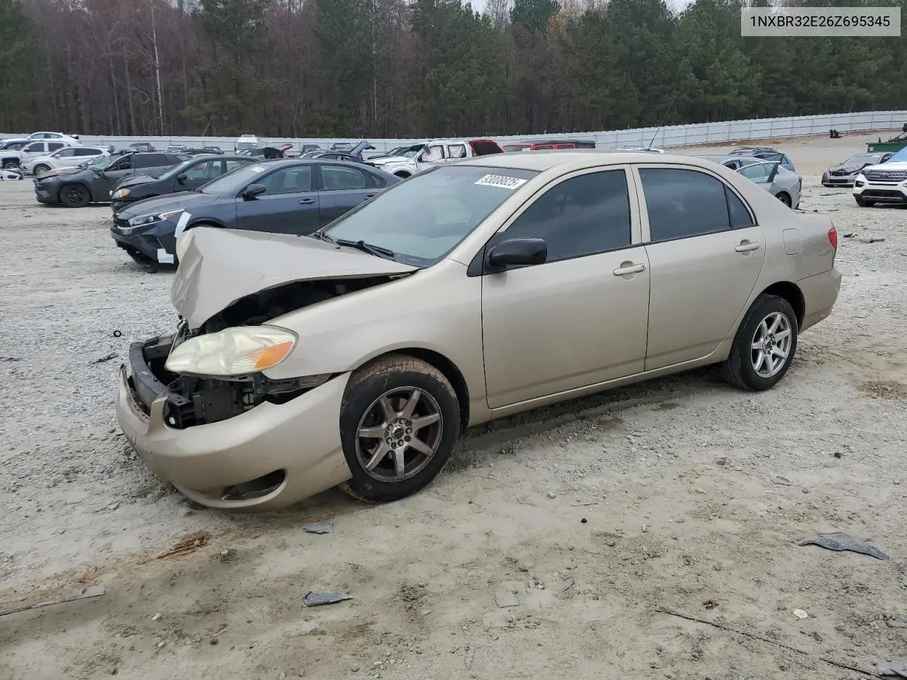 1NXBR32E26Z695345 2006 Toyota Corolla Ce