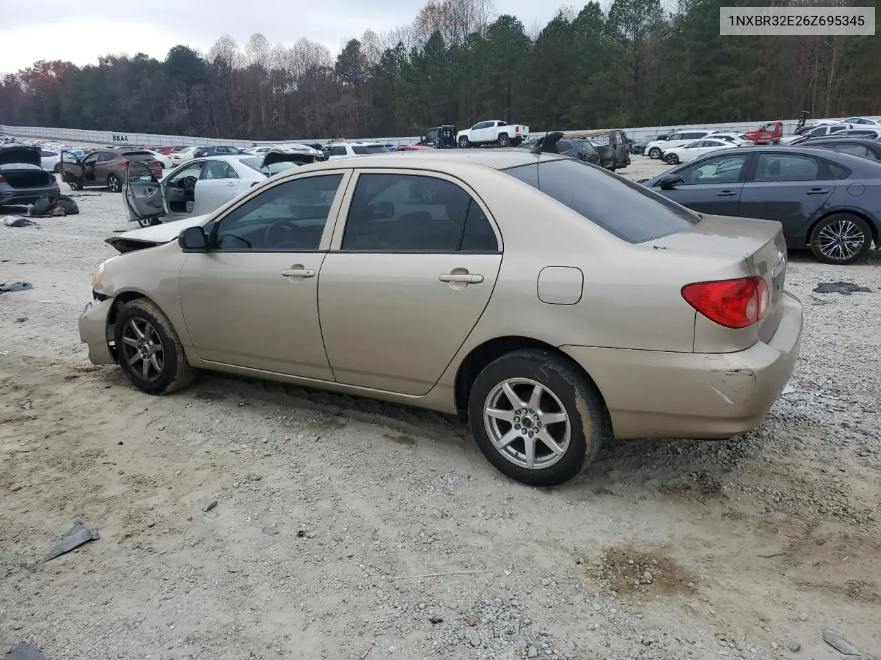 1NXBR32E26Z695345 2006 Toyota Corolla Ce
