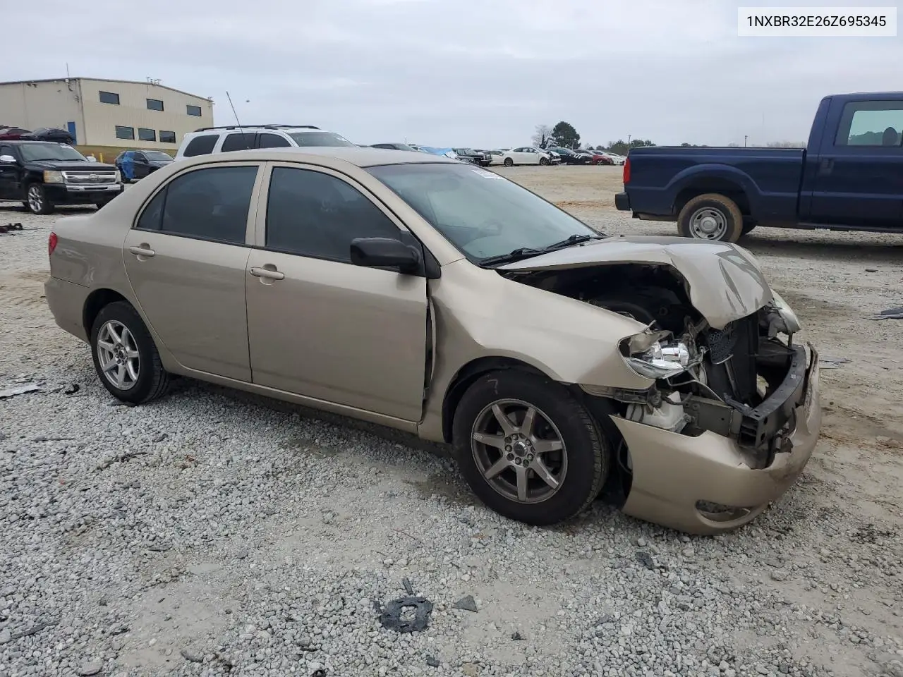 1NXBR32E26Z695345 2006 Toyota Corolla Ce
