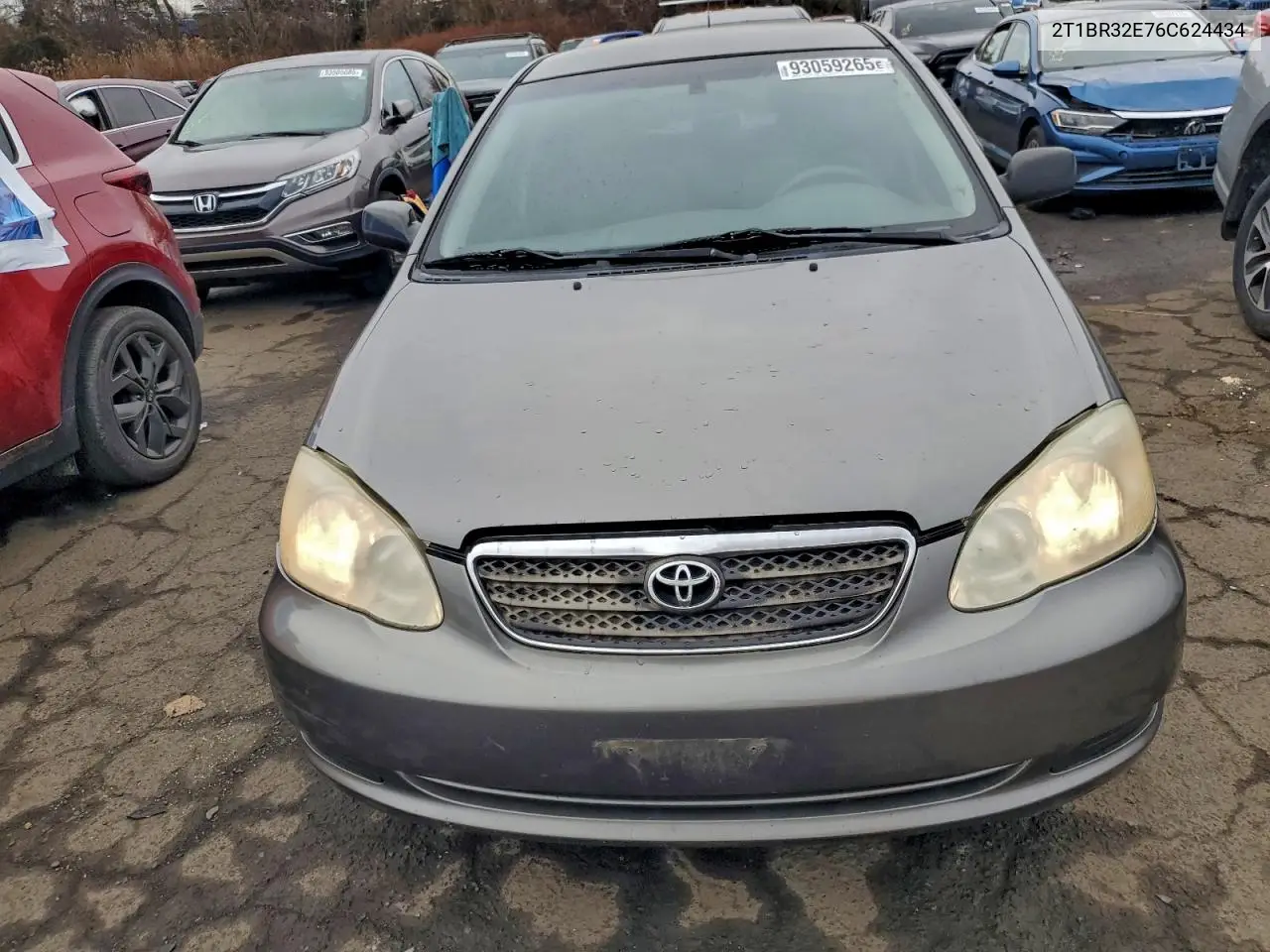 2T1BR32E76C624434 2006 Toyota Corolla Ce