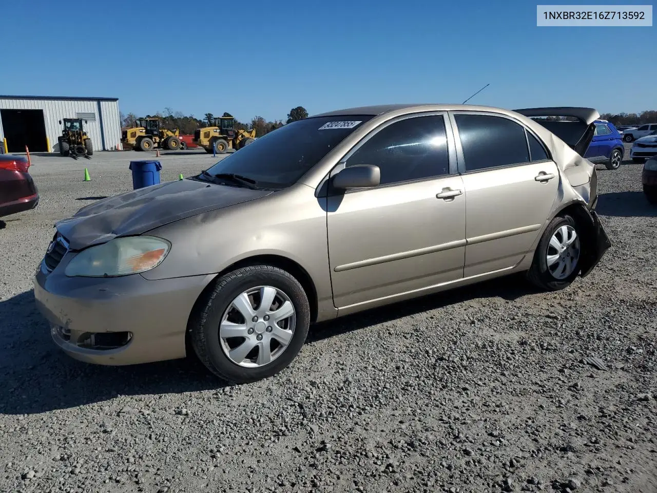 1NXBR32E16Z713592 2006 Toyota Corolla Ce