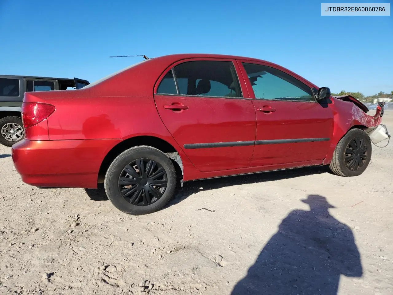 JTDBR32E860060786 2006 Toyota Corolla Ce