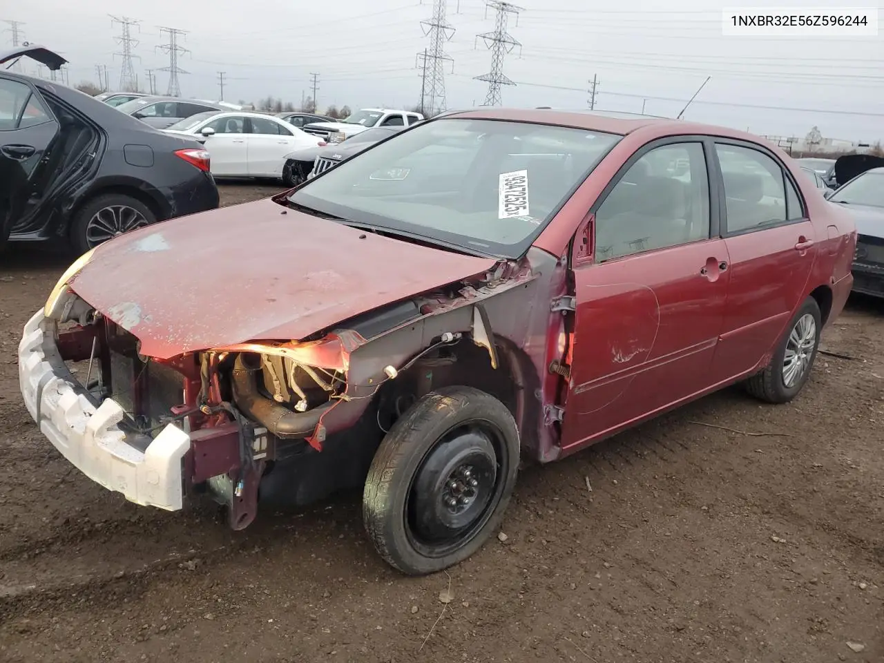 1NXBR32E56Z596244 2006 Toyota Corolla Ce