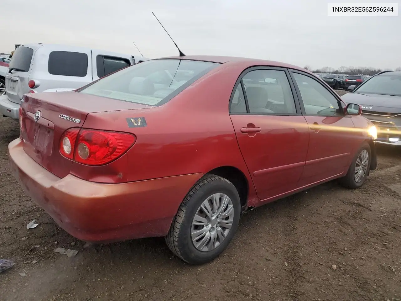 1NXBR32E56Z596244 2006 Toyota Corolla Ce