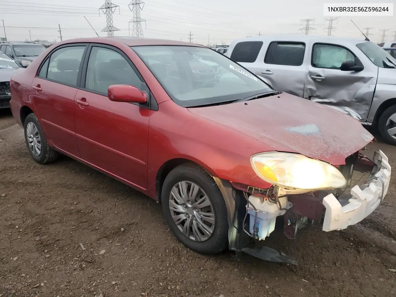 1NXBR32E56Z596244 2006 Toyota Corolla Ce