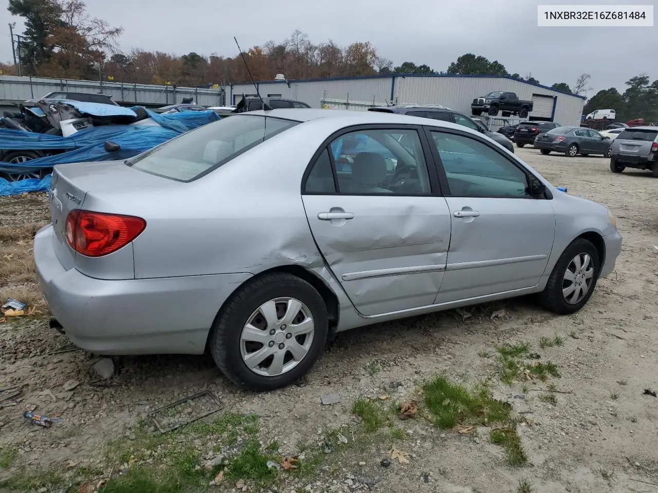 1NXBR32E16Z681484 2006 Toyota Corolla Ce