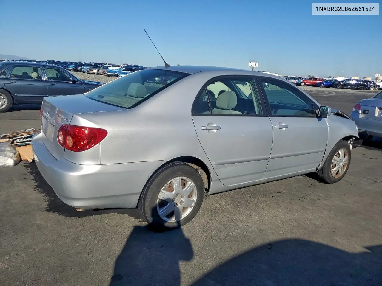 1NXBR32E86Z661524 2006 Toyota Corolla Ce
