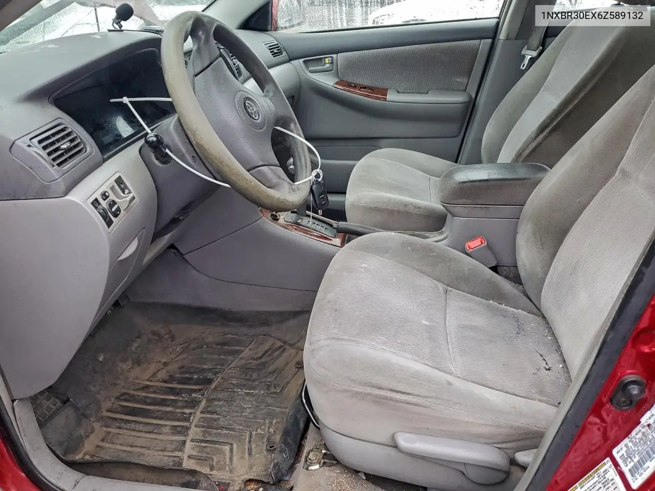 1NXBR30EX6Z589132 2006 Toyota Corolla Ce