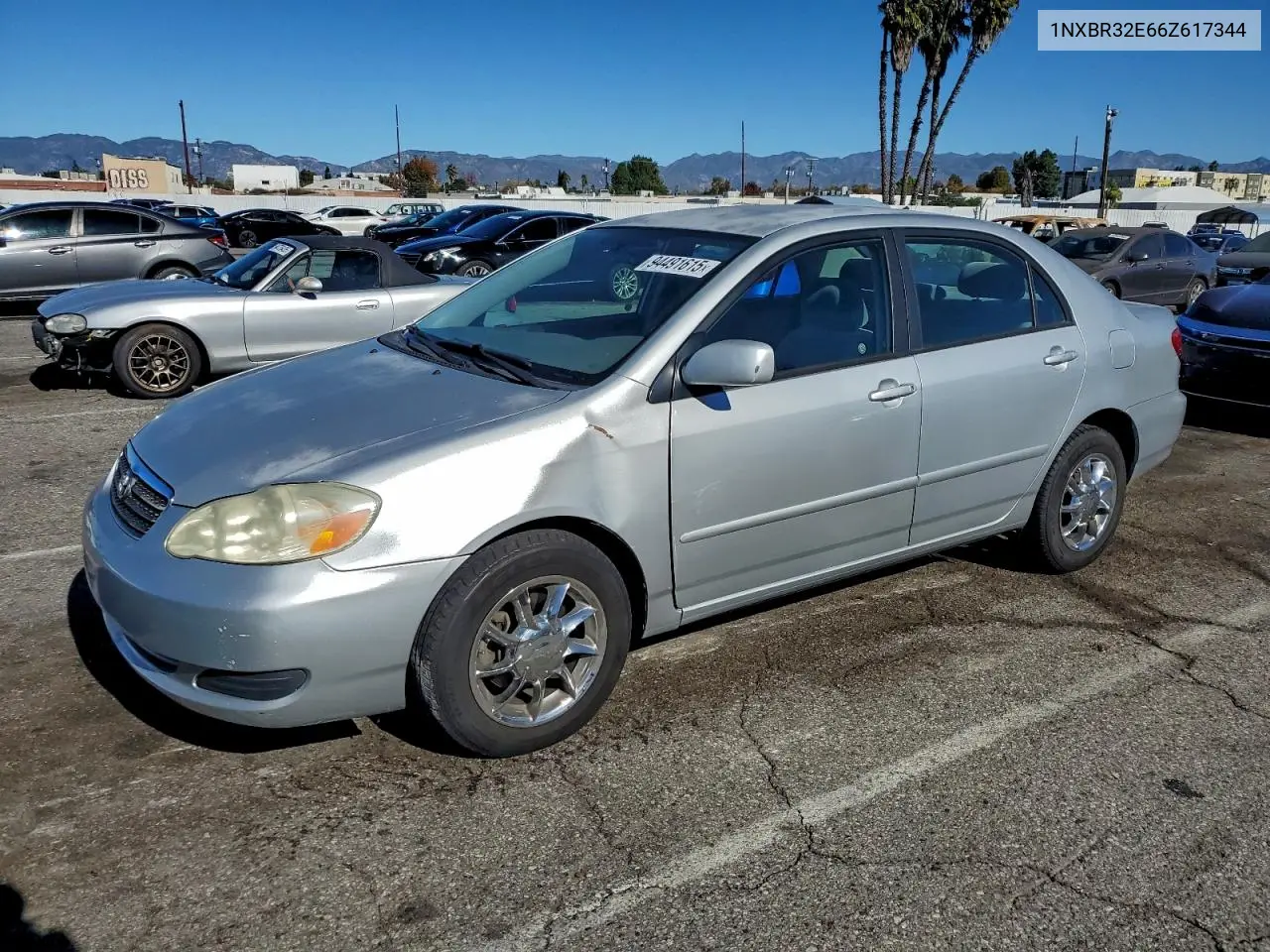 1NXBR32E66Z617344 2006 Toyota Corolla Ce