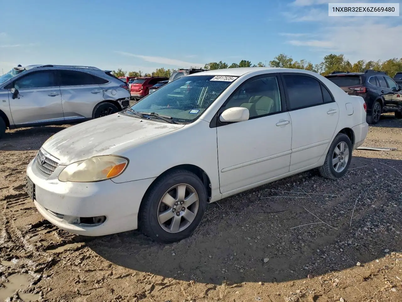 1NXBR32EX6Z669480 2006 Toyota Corolla Ce