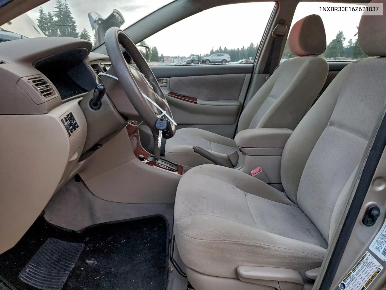 1NXBR30E16Z621837 2006 Toyota Corolla Ce