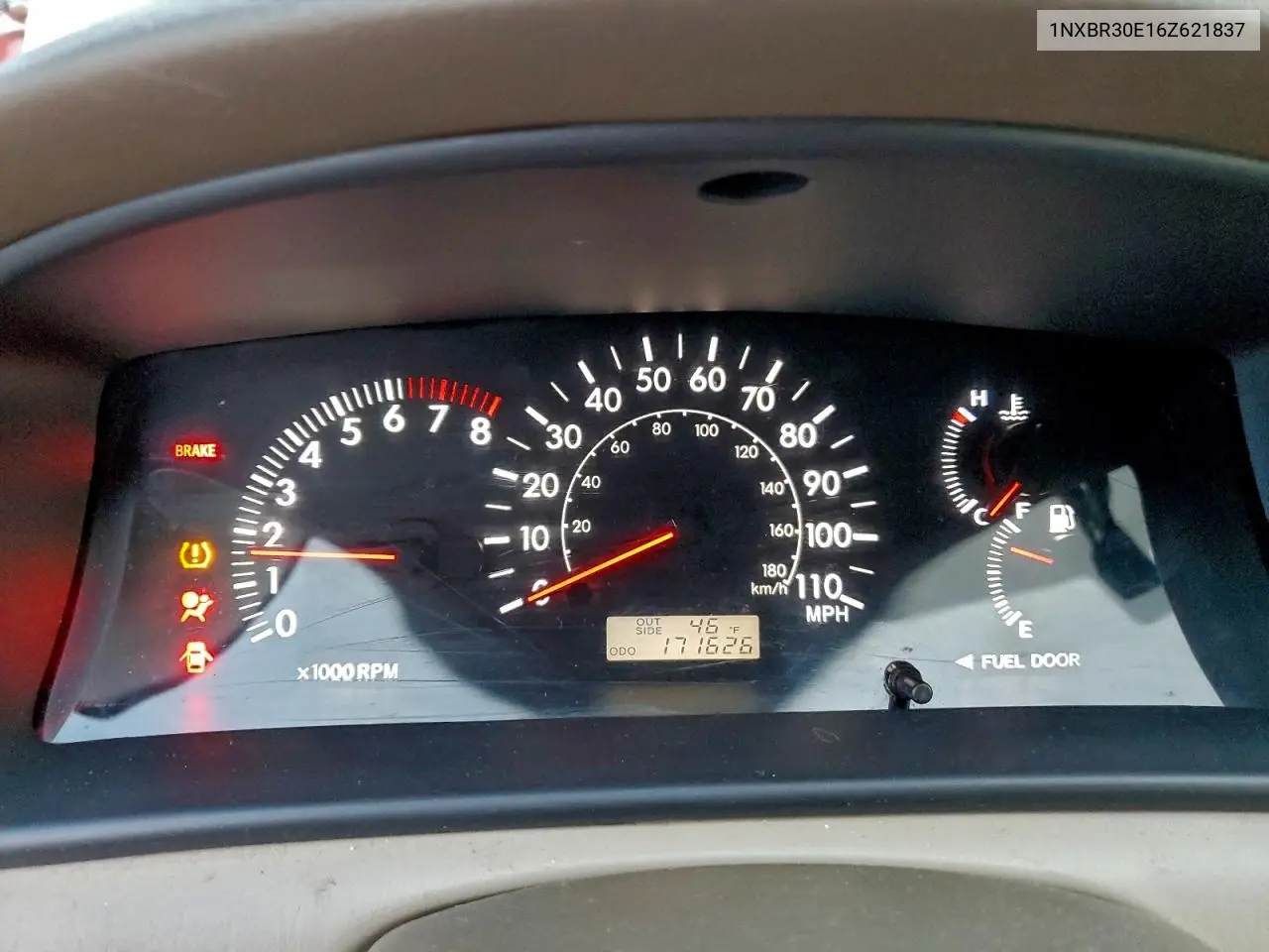 1NXBR30E16Z621837 2006 Toyota Corolla Ce