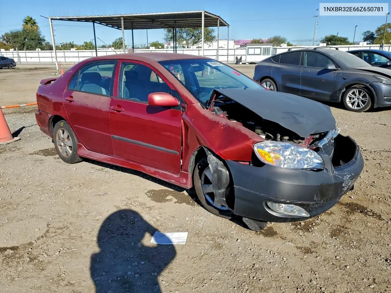 1NXBR32E66Z650781 2006 Toyota Corolla Ce