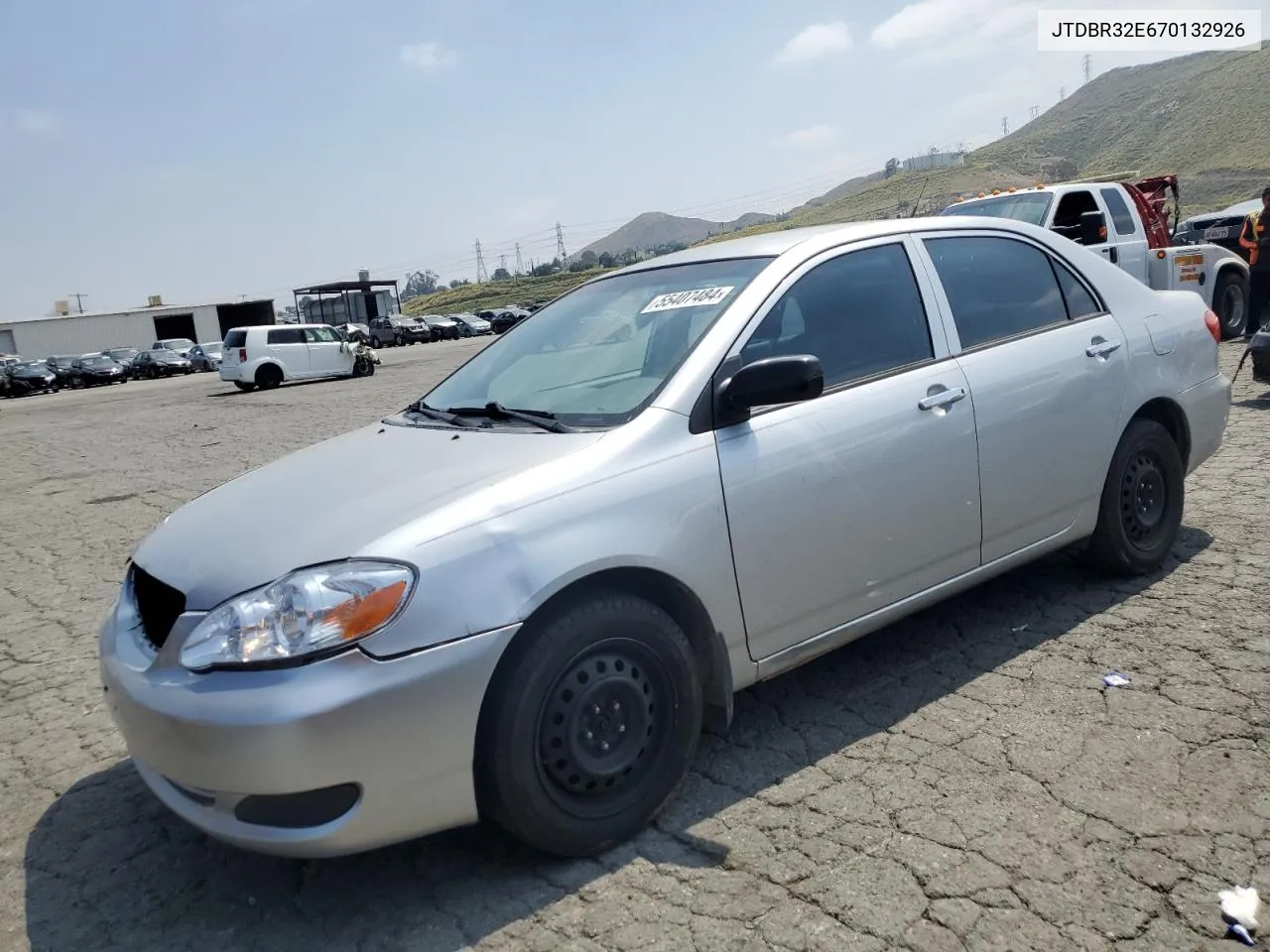 2007 Toyota Corolla Ce VIN: JTDBR32E670132926 Lot: 55407484