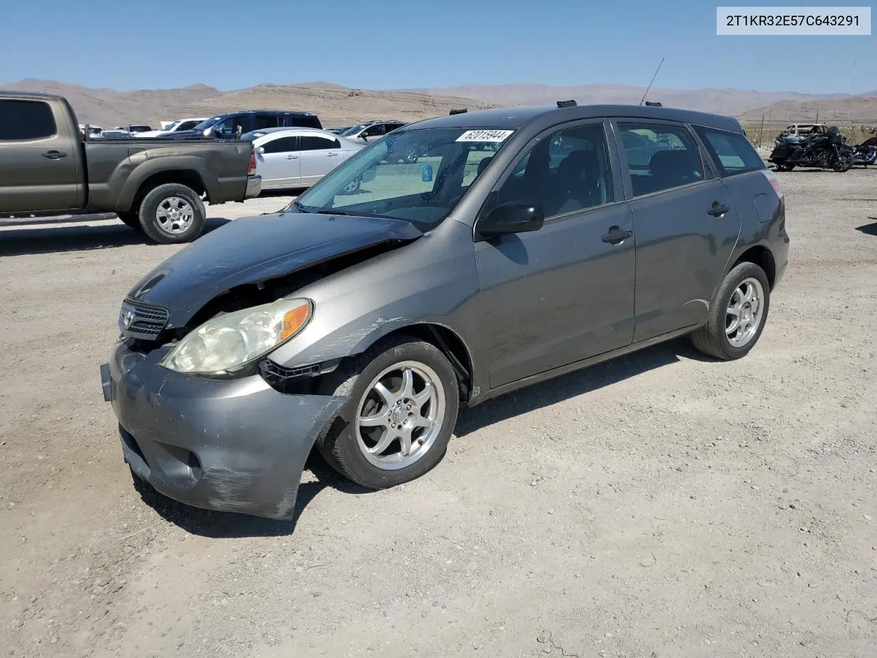 2007 Toyota Corolla Matrix Xr VIN: 2T1KR32E57C643291 Lot: 62015944