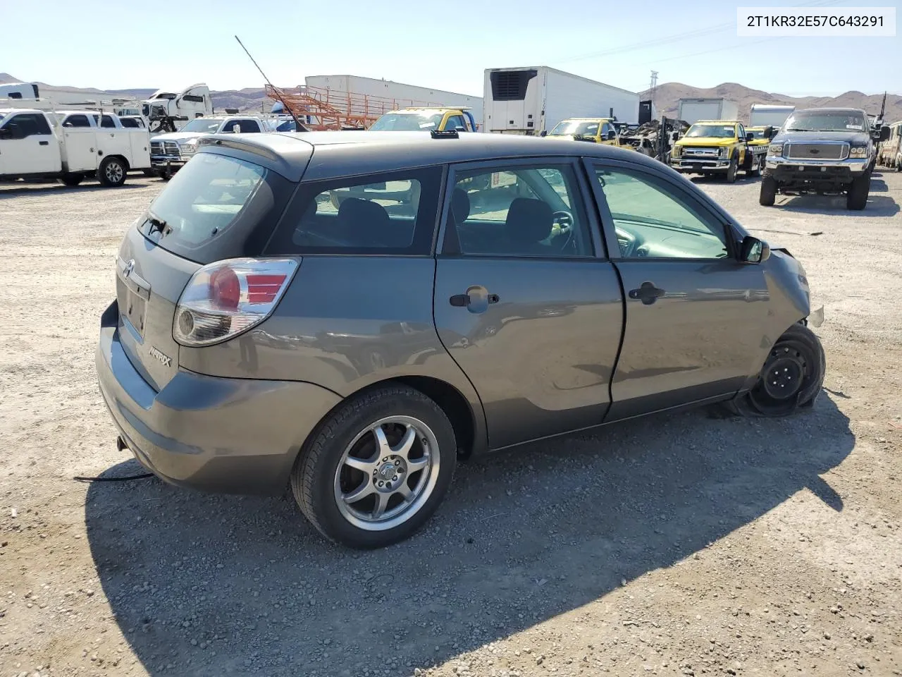 2007 Toyota Corolla Matrix Xr VIN: 2T1KR32E57C643291 Lot: 62015944