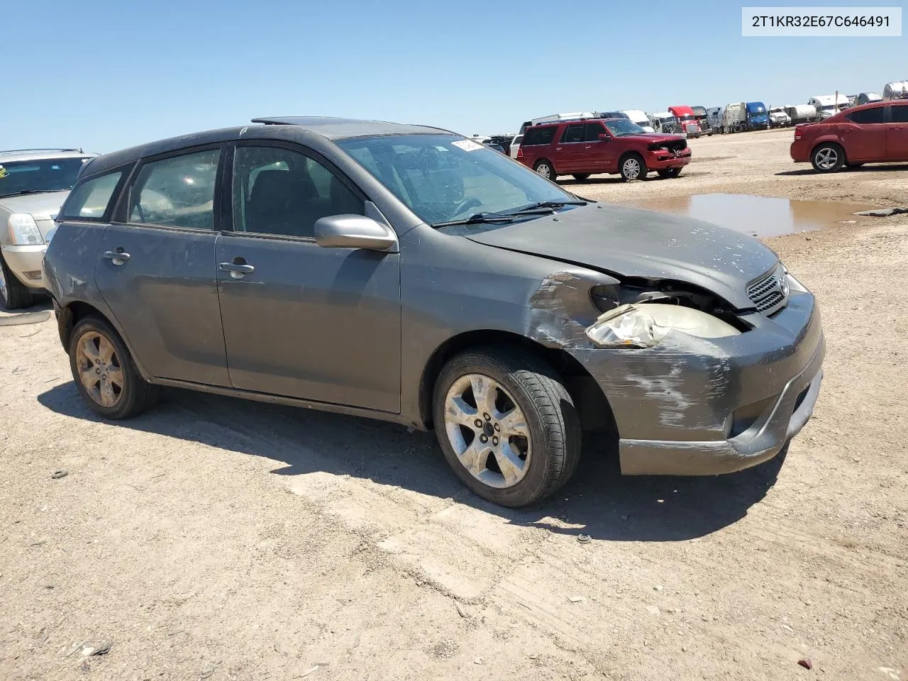 2007 Toyota Corolla Matrix Xr VIN: 2T1KR32E67C646491 Lot: 67242874