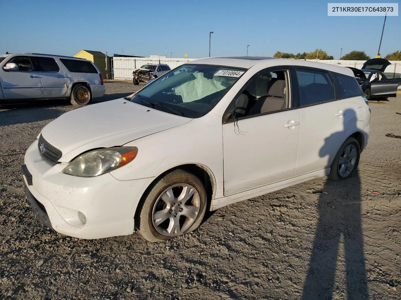 2T1KR30E17C643873 2007 Toyota Corolla Matrix Xr