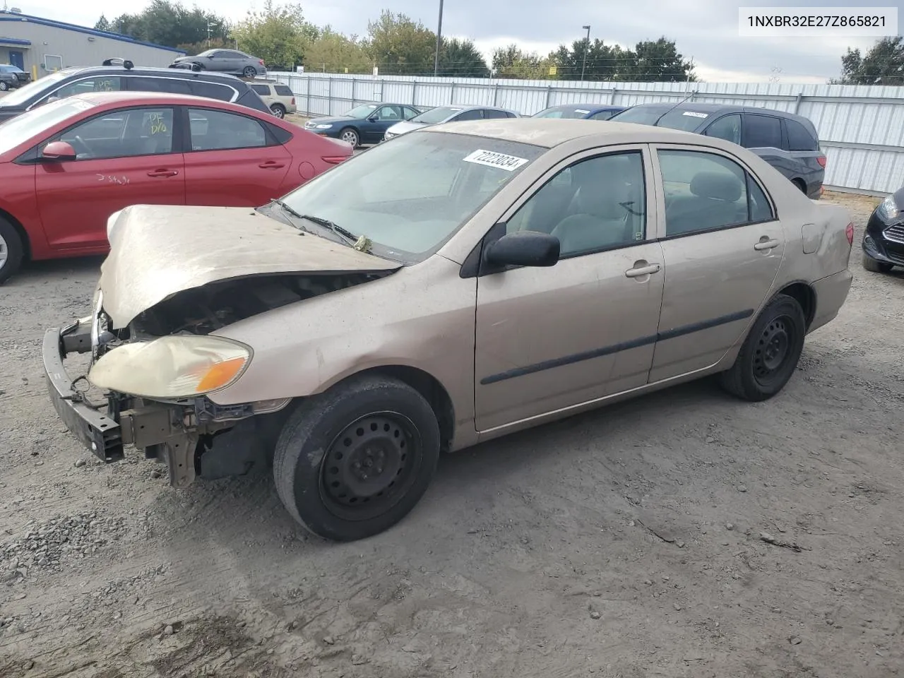 1NXBR32E27Z865821 2007 Toyota Corolla Ce