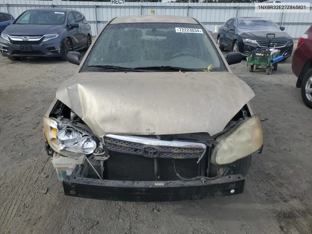 1NXBR32E27Z865821 2007 Toyota Corolla Ce