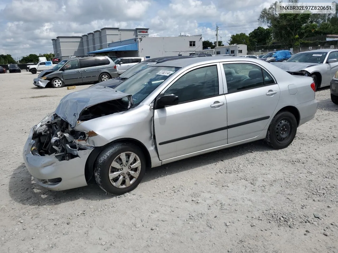 1NXBR32E97Z820651 2007 Toyota Corolla Ce