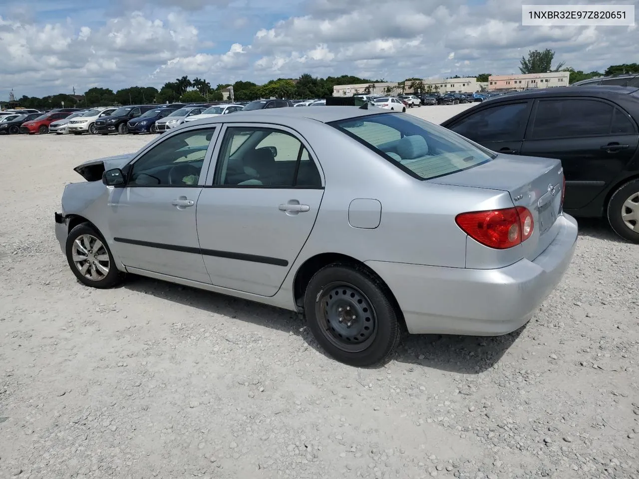 1NXBR32E97Z820651 2007 Toyota Corolla Ce