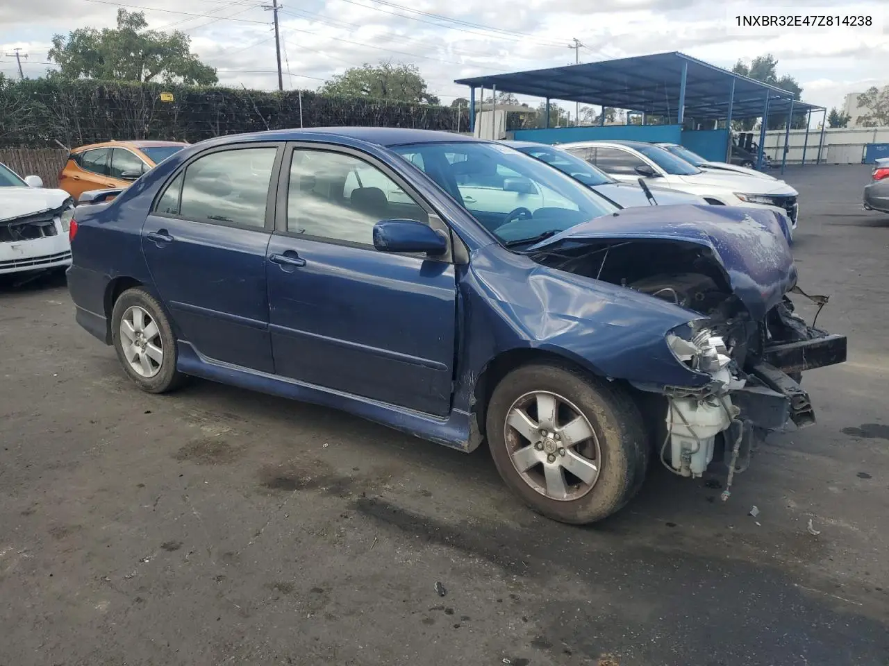 1NXBR32E47Z814238 2007 Toyota Corolla Ce