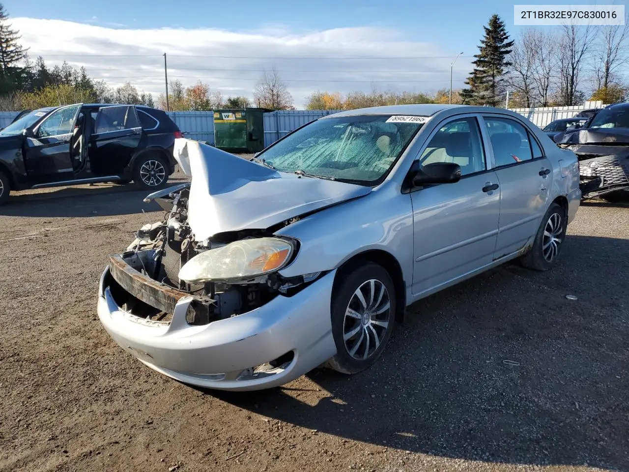 2T1BR32E97C830016 2007 Toyota Corolla Ce