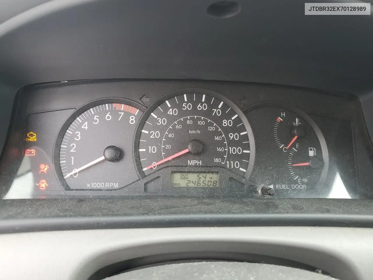 JTDBR32EX70128989 2007 Toyota Corolla Ce