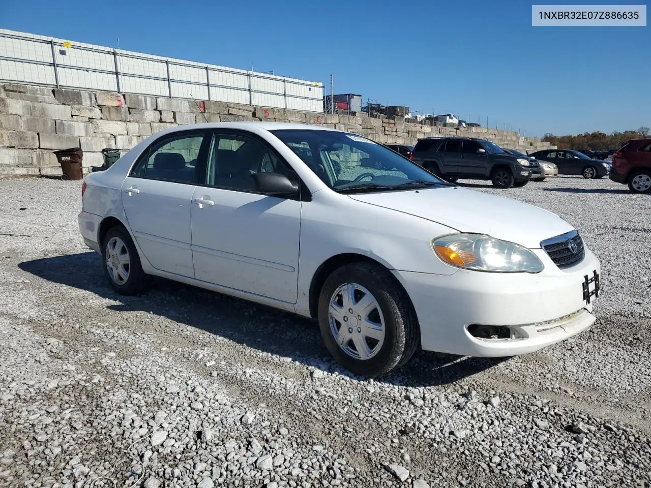1NXBR32E07Z886635 2007 Toyota Corolla Ce