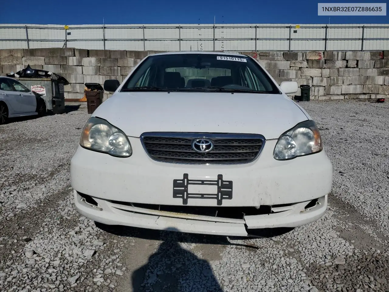1NXBR32E07Z886635 2007 Toyota Corolla Ce